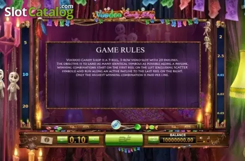 Οθόνη3. Voodoo Candy Shop Κουλοχέρης 