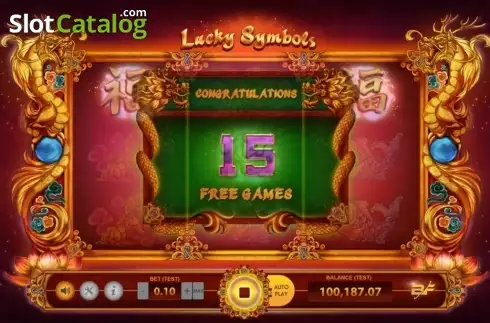 Οθόνη5. Lucky Symbols Κουλοχέρης 