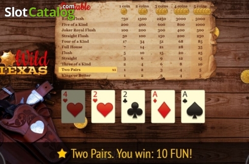 Οθόνη4. Wild Texas Κουλοχέρης