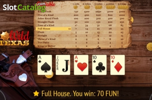 Οθόνη5. Wild Texas Κουλοχέρης