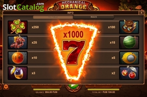 Οθόνη7. Mechanical Orange Κουλοχέρης 