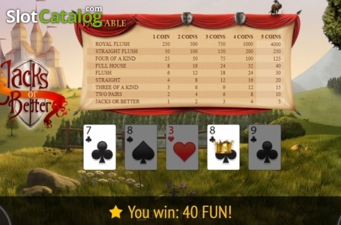 Οθόνη6. Jacks or Better (BGaming) Κουλοχέρης