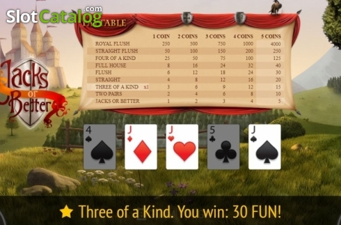 Οθόνη7. Jacks or Better (BGaming) Κουλοχέρης