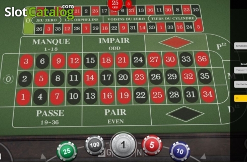 Οθόνη6. French Roulette (BGaming) Κουλοχέρης 