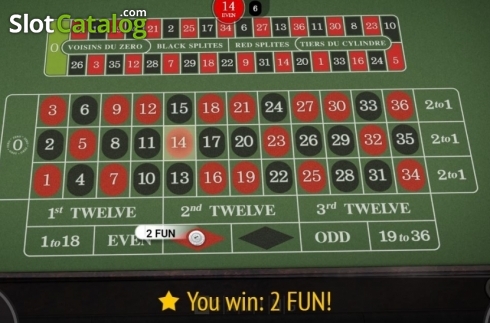 Οθόνη5. European Roulette (BGaming) Κουλοχέρης
