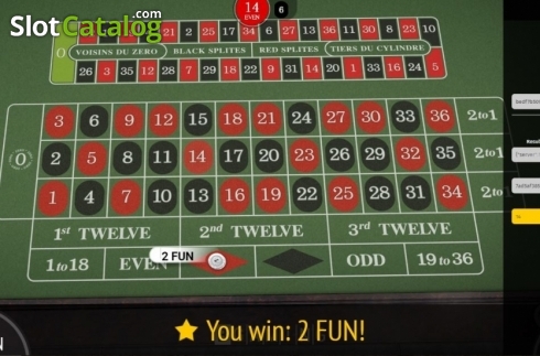 Οθόνη6. European Roulette (BGaming) Κουλοχέρης
