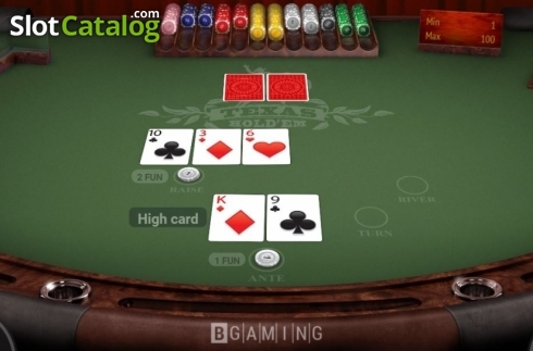 Οθόνη3. Texas Hold'em (BGaming) Κουλοχέρης