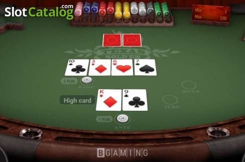 Οθόνη4. Texas Hold'em (BGaming) Κουλοχέρης