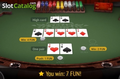 Οθόνη6. Texas Hold'em (BGaming) Κουλοχέρης