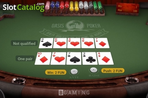 Οθόνη5. Oasis Poker (BGaming) Κουλοχέρης 