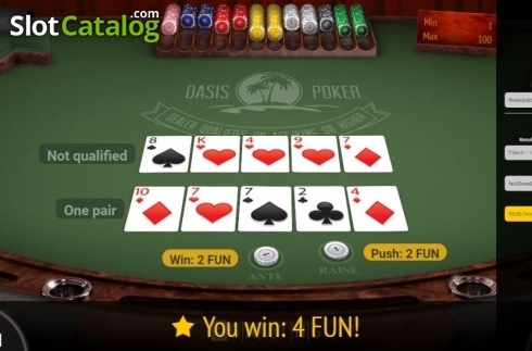 Οθόνη6. Oasis Poker (BGaming) Κουλοχέρης 