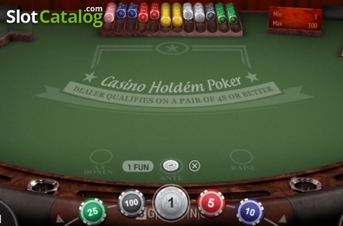 Οθόνη3. Casino Hold'em (BGaming) Κουλοχέρης