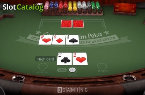 Οθόνη4. Casino Hold'em (BGaming) Κουλοχέρης