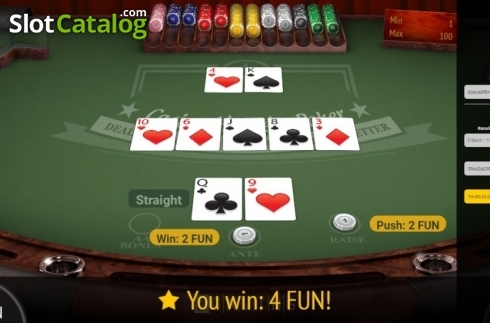 Οθόνη6. Casino Hold'em (BGaming) Κουλοχέρης