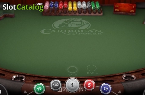 Οθόνη2. Caribbean Poker (BGaming) Κουλοχέρης