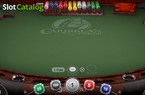 Οθόνη3. Caribbean Poker (BGaming) Κουλοχέρης