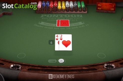 Οθόνη4. Pontoon (BGaming) Κουλοχέρης