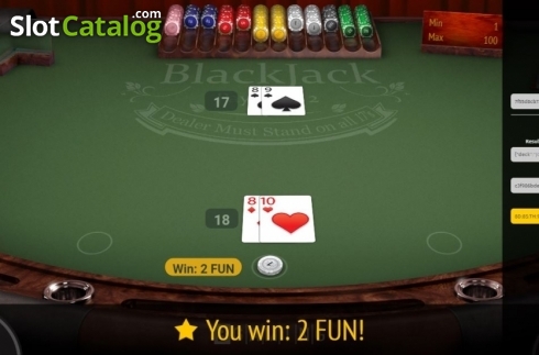 Οθόνη6. Blackjack (BGaming) Κουλοχέρης
