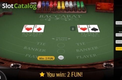 Οθόνη5. Baccarat (BGaming) Κουλοχέρης
