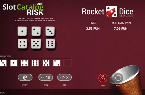 Οθόνη4. Rocket Dice Κουλοχέρης