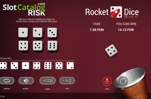 Οθόνη5. Rocket Dice Κουλοχέρης