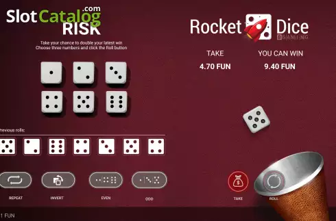 Οθόνη7. Rocket Dice Κουλοχέρης