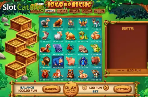 Οθόνη2. Jogo do Bicho (BGAMING) Κουλοχέρης 
