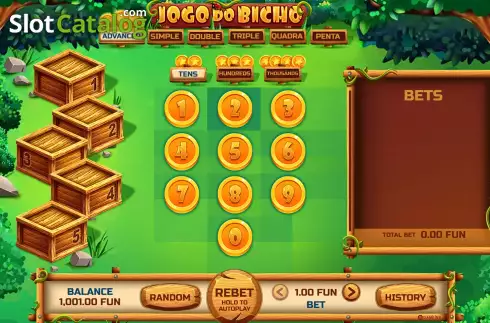 Οθόνη6. Jogo do Bicho (BGAMING) Κουλοχέρης 