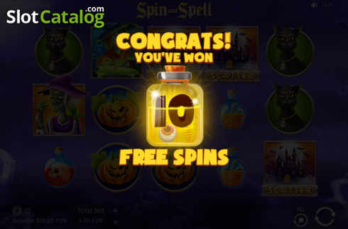 Οθόνη7. Spin and Spell Κουλοχέρης