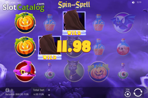 Οθόνη4. Spin and Spell Κουλοχέρης