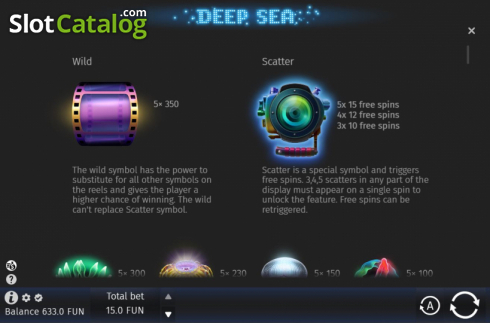 Οθόνη6. Deep Sea (BGAMING) Κουλοχέρης