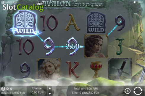 Οθόνη4. Avalon The Lost Kingdom Κουλοχέρης 