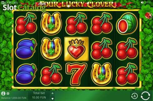 Οθόνη3. Four Lucky Clover Κουλοχέρης