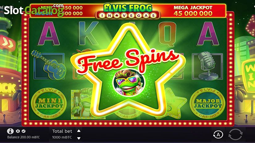 Βίντεο Elvis Frog στο Vegas Spins