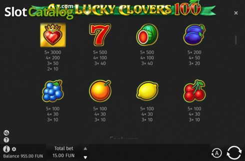 Οθόνη9. All Lucky Clovers Κουλοχέρης