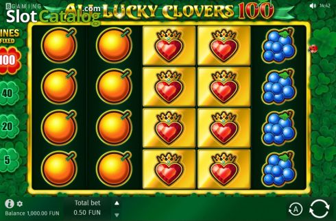 Οθόνη3. All Lucky Clovers Κουλοχέρης