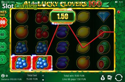 Οθόνη4. All Lucky Clovers Κουλοχέρης