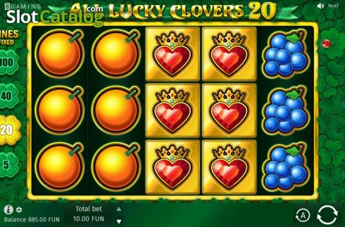 Οθόνη5. All Lucky Clovers Κουλοχέρης