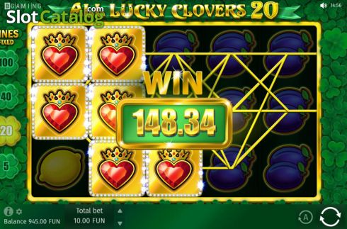 Οθόνη6. All Lucky Clovers Κουλοχέρης