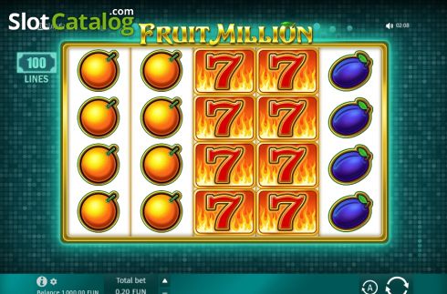 Οθόνη3. Fruit Million Κουλοχέρης