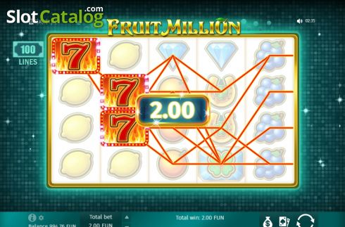 Οθόνη6. Fruit Million Κουλοχέρης