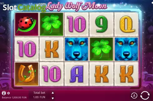 Οθόνη3. Lady Wolf Moon Κουλοχέρης