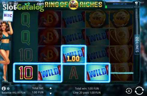 Οθόνη5. WBC Ring Of Riches Κουλοχέρης 