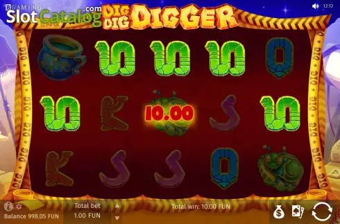 Οθόνη3. Dig Dig Digger Κουλοχέρης 