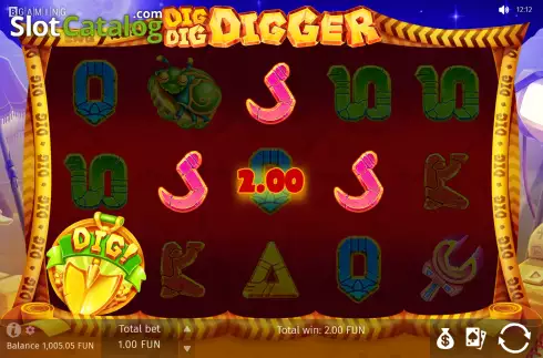 Οθόνη4. Dig Dig Digger Κουλοχέρης 