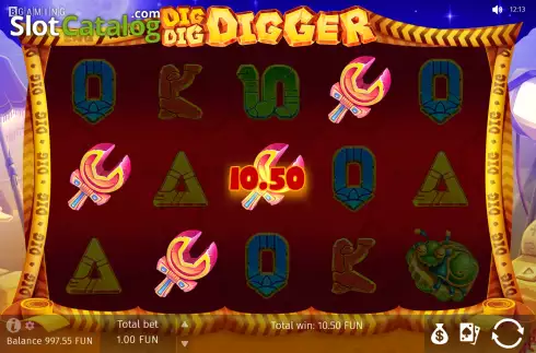 Οθόνη5. Dig Dig Digger Κουλοχέρης 