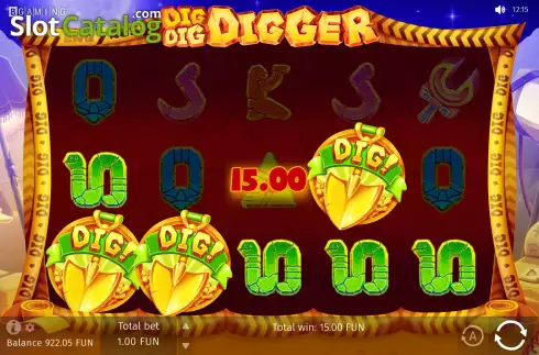 Οθόνη7. Dig Dig Digger Κουλοχέρης 