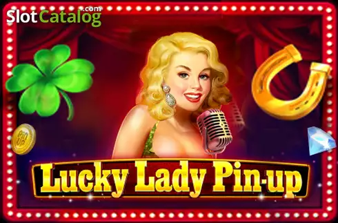 Lucky Lady Pin-Up Λογότυπο Lucky Lady Pin-Up Λογότυπο
