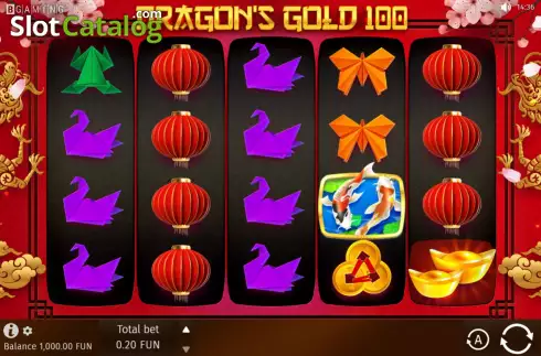 Οθόνη3. Dragon's Gold 100 Κουλοχέρης