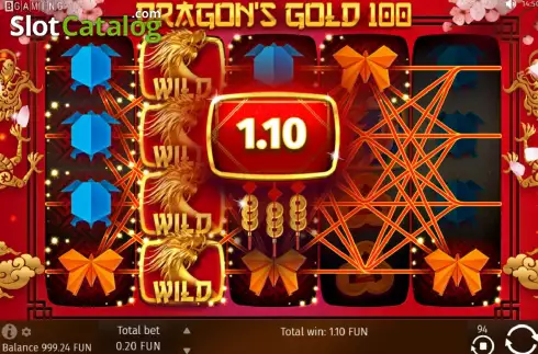 Οθόνη6. Dragon's Gold 100 Κουλοχέρης